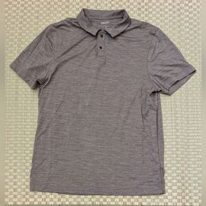 Proof by Huckberry Merino Wool Polo Light Brown Men's Size Large